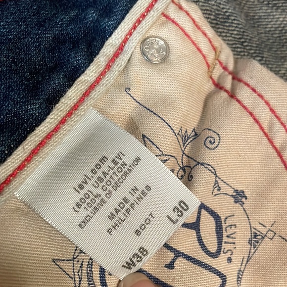 Levi’s Red Medium Wash Boot Cut - 38x30 - Picture 8 of 8